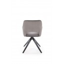 Стул HALMAR K535 серый/черный, поворотный